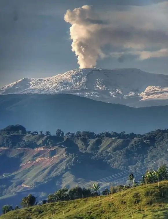 A Los Nevados Nemzeti Park vulkánjai